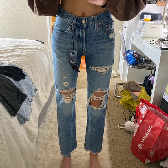 NWT Levi’s 501 Straight leg jeans 24x30 - Picture 1 of 8